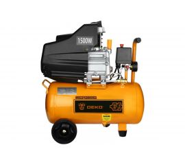 DEKO Компрессор воздушный поршневой DKAC24 + набор пневмоинструмента DKSG05 (5 предметов) 065-1021 
