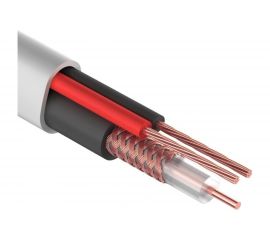 Кабель REXANT КВК-В-2+2x0,75 кв.мм Cu/Cu белый бухта 200 м 01-4101-1 