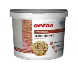 Водно-дисперсионная грунтовка бетон-контакт Ореол (полиакриловая; для наружных и внутренних работ; 3 кг) 66138 