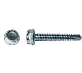 Кровельный саморез КРЕП-КОМП цинк 7 мкм, без шайбы, 6,3x51 К, 10 шт. скбш6351мф 