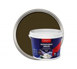 Универсальная акриловая эмаль ЯРОСЛАВСКИЕ КРАСКИ (коричневая; матовая; 2.5 кг) О05201 
