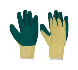 Перчатки х/б со вспененным латексным покрытием MOS 10 12475М:143 