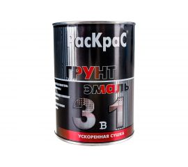 Грунт-эмаль РасКрас 3 в 1, красно-коричневая, банка 0,9 кг 4690417021147 