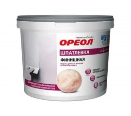 Финишная шпатлевка Ореол (водно-дисперсионная; полиакриловая; для внутренних работ; 1.5 кг) 66524 