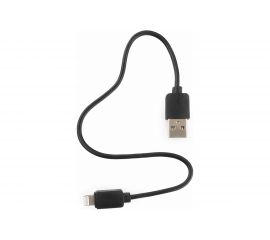 Кабель Гарнизон USB A(M) - Lightning, 0.3м, черный GCC-USB2-AP2-0.3M 