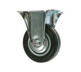 Колесо неповоротное (100 мм; г/п 70 кг; резина/металл; игольчатый подшипник) ЗУБР 30936-100-F 