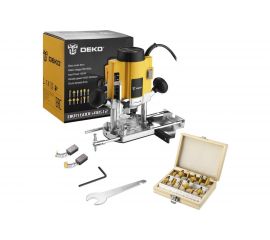 Фрезер DEKO DKR1600E, набор фрез RBS12 (12 предметов) 063-4221 
