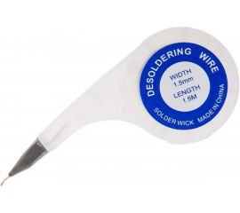 Медная лента оплетка для удаления припоя (1.5 мм, 1.5 м) REXANT09-3032 