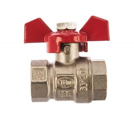 Шаровой кран Terma RED 1/2 в/в бабочка 26113 