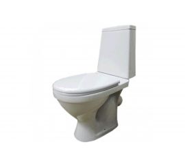 Унитаз-компакт Santeri Прайм косой выпуск, 2 режима слива, сиденье полипропиленовое, Воротынск 443761 