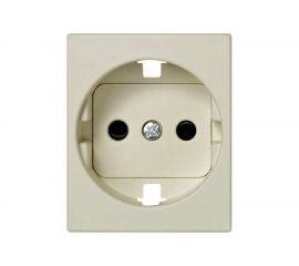Накладка с защитными шторками на розетку с заземлением Simon, широкий C, слоновая кость С82041-0051 