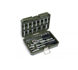 Набор головок и принадлежностей 1/4 дюйма (35 предметов) Дело Техники 600735 