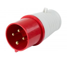 Вилка REXANT 024 переносная 3Р+РЕ 32А 380В IP44 11-8904 