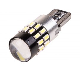 Автолампа SKYWAY диод T10W5W 12-24V 30SMD 1-конт с обманкой Белая Салон, габариты, номер, стопы S08202042 