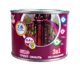 Грунт-эмаль по ржавчине OLECOLOR желтый, 0.4 кг 4300009578 