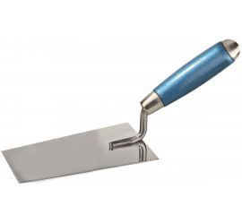 Нержавеющая кельма с деревянной ручкой (трапеция) 200 мм КЕДР 050-0200 26243 