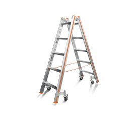 Передвижная стремянка Эйфель Комфорт - Профи 205 Роллер 