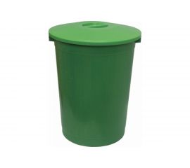 Бак Тара.ру с крышкой, 60 л, зеленый 04006 