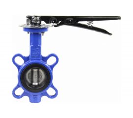 Поворотный затвор DN.ru Ду50 Ру16, углеродистая сталь, EPDM, с ручкой WCB-316L-EPDM 12072133891 