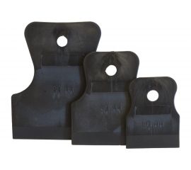 Набор резиновых шпателей КЕДР черные, 3шт, 40-60-80мм 139-0005 134981 