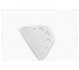 Шпатель DECOR 200 мм, ширина 55 мм, толщина 3 мм, зуб 1,6 мм, пластиковый, White Edition 316-5200 