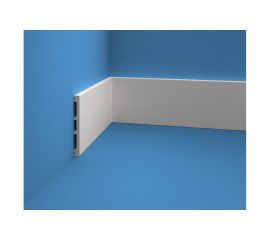 Плинтус Экополимер 122х12, 2000мм AGIS EP008 