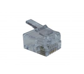 Коннекторы SUPRLAN 6P6C /RJ-11/ /100 pcs/ 10-0228 