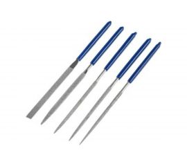 Набор надфилей алмазных TUNDRA 70 х 140 х 3 мм, обрезиненные рукоятки, 5 шт. 2275921 