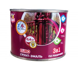 Грунт-эмаль по ржавчине OLECOLOR зеленый, 0.4 кг 4300009579 