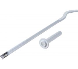 Кронштейн штыревой Uni-Fitt 10х300 плоский, эмалированный, с дюбелем 870W1030 