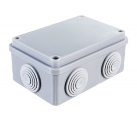 Распаечная коробка TDM ОП 120х80х50мм, крышка, IP55, 6 вх. инд. штрихкод SQ1401-0505 