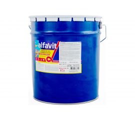 Универсальная алкидная эмаль Krafor Альфа ПФ-115 коричневая 20 кг 1 30809 