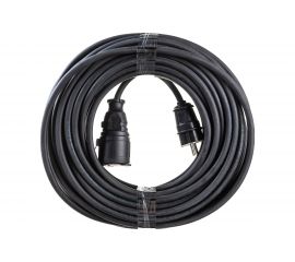 Силовой удлинитель-шнур ЭНАРГИТ КГ 3*2,5 ГОСТ, 1 розетка, 30 метров, ip 44, вилка и штепсель КГ325-30-1-44 