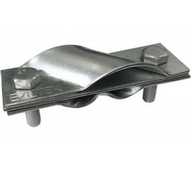 Зажим заземления EZETEK стержень - полоса/пруток диагональный, оцинковка 62815 