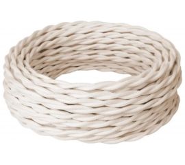 Силовой кабель Retro Electro ретро, 3х2,5, слоновая кость, длина бухты 20 2254739 
