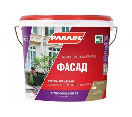 Краска фасадная PARADE F20 Фасад база А 5 л Россия 90002002346 