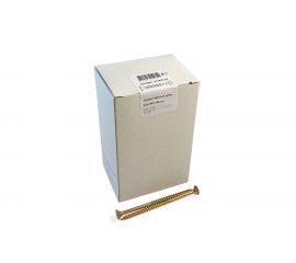 Шуруп крепежная техника жёлтый цинк 6,0x100, 100 шт. 431426 БК 