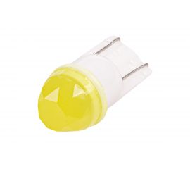Автолампа SKYWAY диод T10W5W 12V 1SMD 1-конт керамика 3D Желтая Салон, габариты, номер, стопы S08201450 