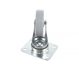 Колесо мод.2500 (60 мм; поворотная площадка 70х55 мм; без тормоза; серое) Amig 6718 