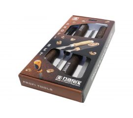 Набор из 4 долот 4, 6, 10, 12мм NAREX WOOD LINE PROFI 863600 