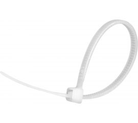 Нейлоновые стяжки vertextools 3х200, белый, 100 уп. СНБ-3-200 