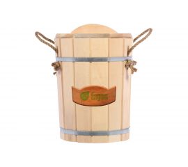 Запарник с пластиковой вставкой и крышкой Банные штучки 9л 32052 