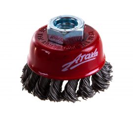 Чашеобразная витая щетка Атака №160 2106514450 d-65 M14 нержавеющая сталь 34724 