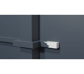 Молдинг стеновой ударопрочный влагостойкий под покраску Decor-Dizayn 20x20x2000 мм DD622 