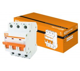 Автоматический выключатель ВА47-29 (3Р; 10 А; 4.5 кА; В) TDM SQ0206-0040 
