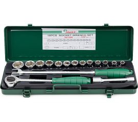 Комплект 6-гранных головок Hans 16 предметов 4619M 