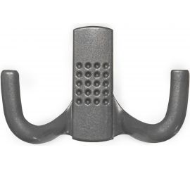 Крючок-вешалка со скрытым креплением Трибатрон КВС-2 алюминиевый металлик 4354 