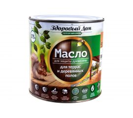 Масло для террас и деревянных полов Здоровый Дом тик 0,75 л Лк-00009566 
