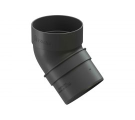 Колено DOCKE STANDARD (80 мм; 45 градусов; серый 7024) PVTL-1045 