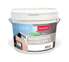 Мраморная штукатурка Bayramix BAY EcoStone 970 15 кг BMES-970-K 